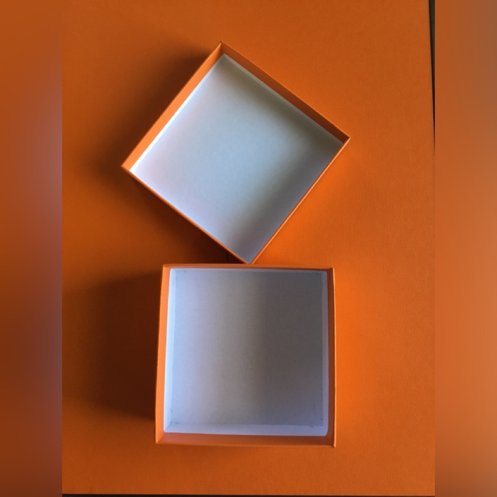HERMES EMPTY SMALL BOX TOP LID LOGO PRINTED - Picture 4 of 11